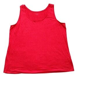 Eileen Fisher Woman 2XL Persimon Linen Tank Top Sleeveless  Layering/ 2 x $ 50